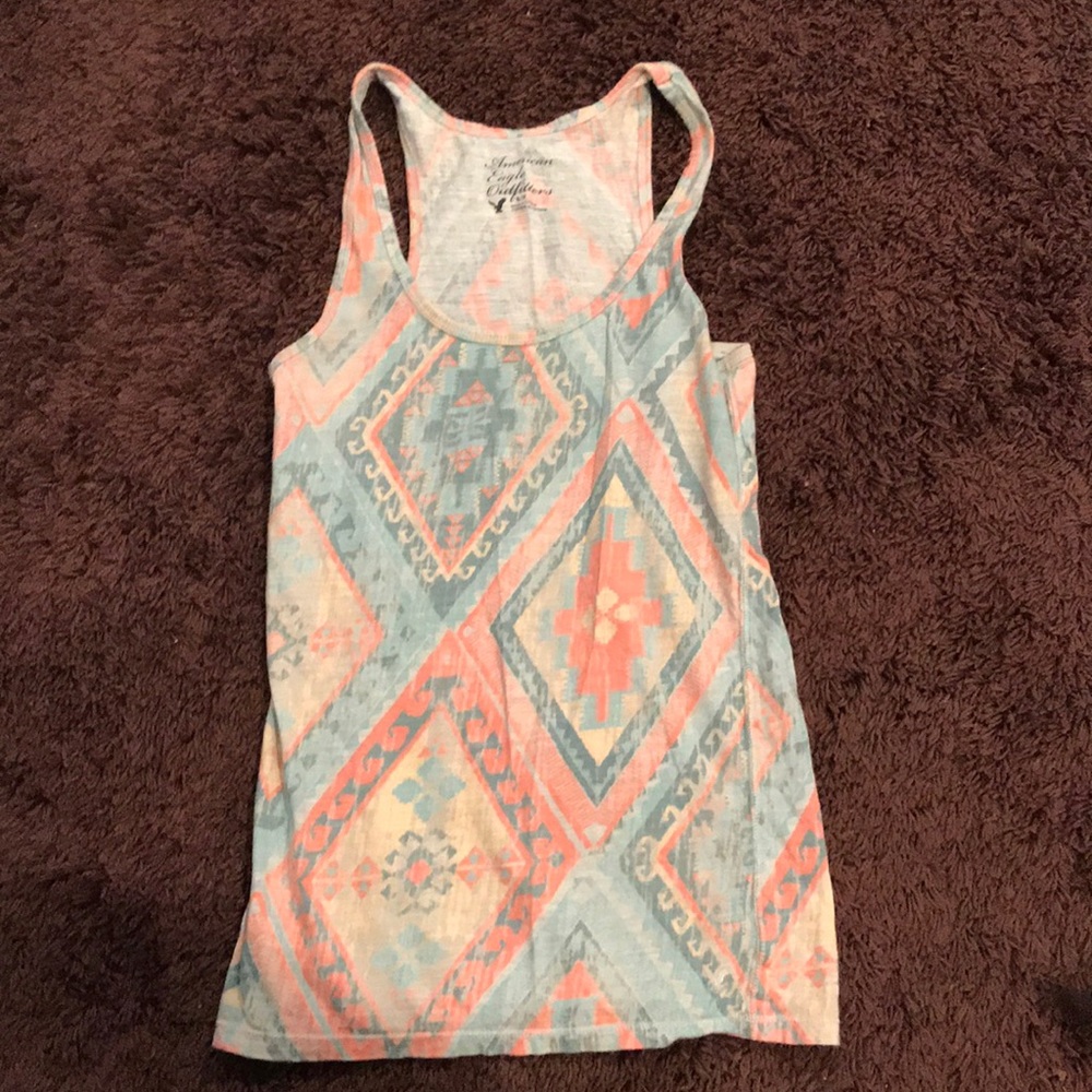 American eagle woman’s multi colored tank top